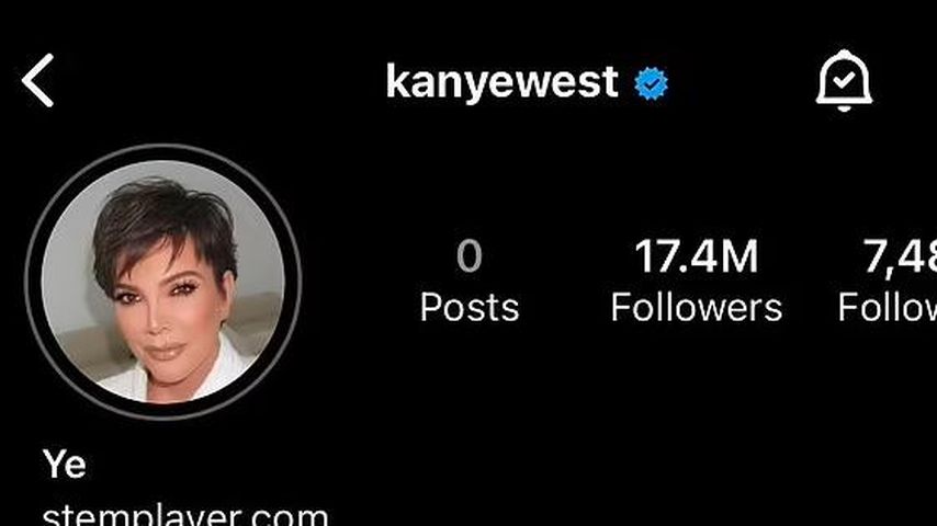 Kanye Wests Instagram-Profil