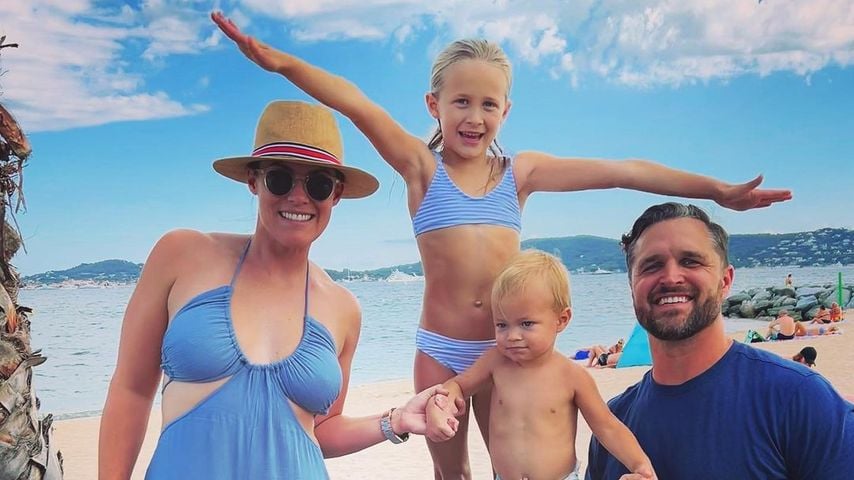 Kara Bosworth mit ihrem Ehemann Kyle Bosworth und ihren Kindern