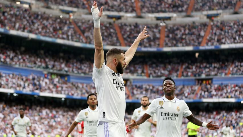 Karim Benzema nach seinem Tor im letzten Spiel für Real Madrid
