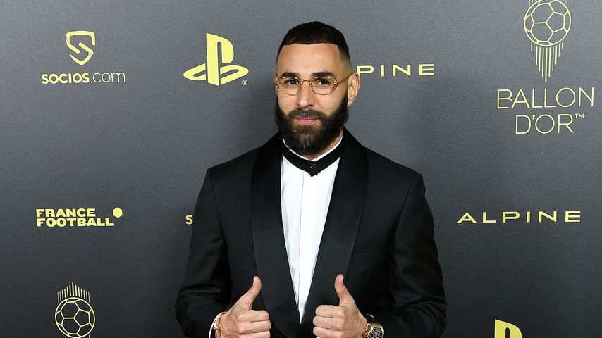 Karim Benzema: Mit Freundin und Ex auf der Ballon-d'Or-Gala