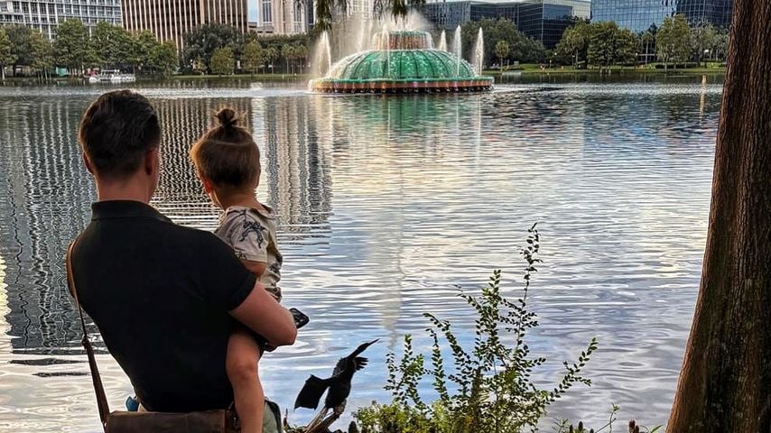 Karim El Kammouchi und sein Sohn im August 2024