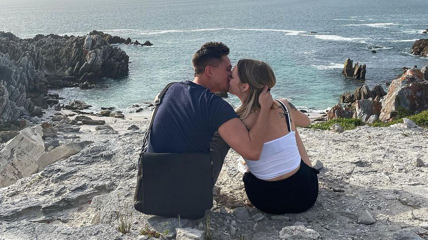 Anne Wünsche mit ihrem Freund Karim