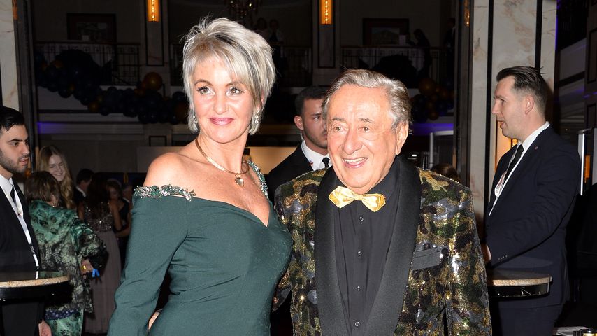 Karin Karrer und Richard Lugner auf dem Presseball in Berlin