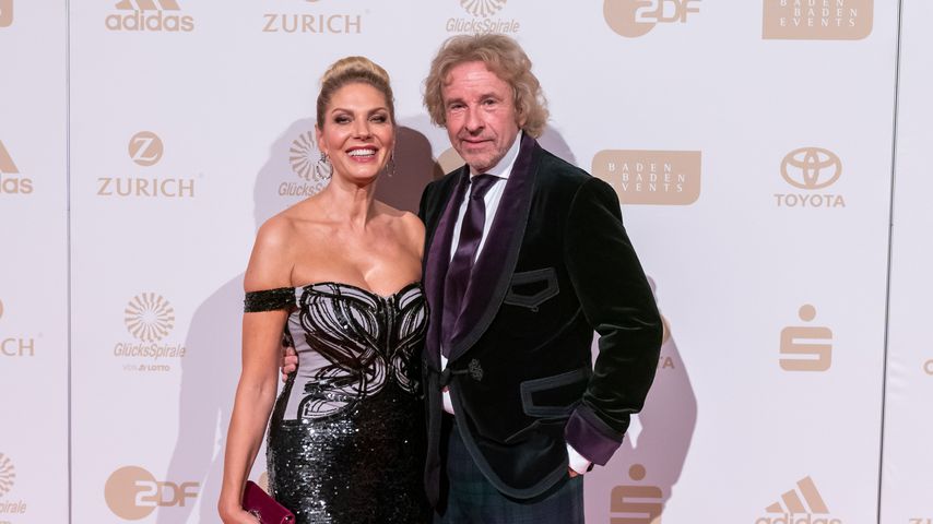 Karina Mroß und Thomas Gottschalk im Dezember 2019