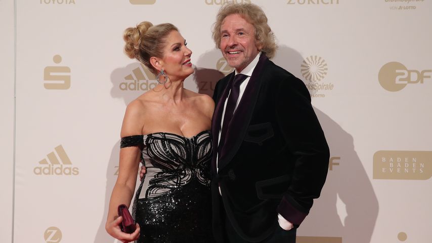 Karina Mroß und Thomas Gottschalk