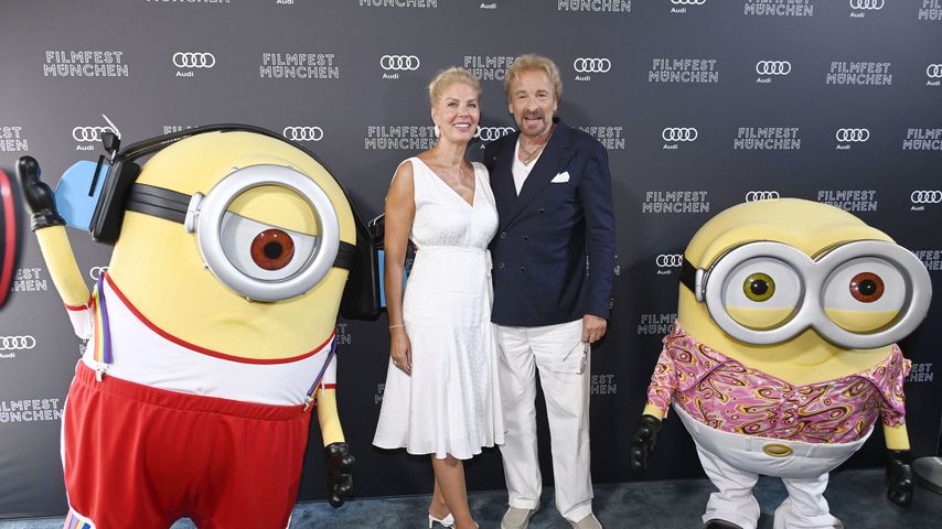 Filmfest: Thomas Gottschalk und Karina strahlen um die Wette
