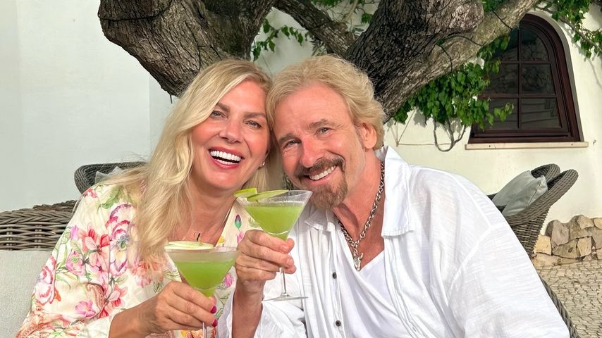 Karina Mroß und Thomas Gottschalk