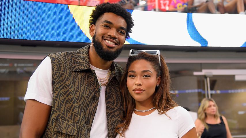 Karl-Anthony Towns und Jordyn Woods im September 2022