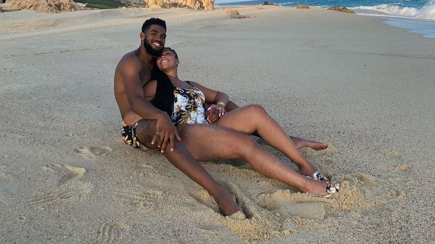 Karl-Anthony Towns und Jordyn Woods im September 2020