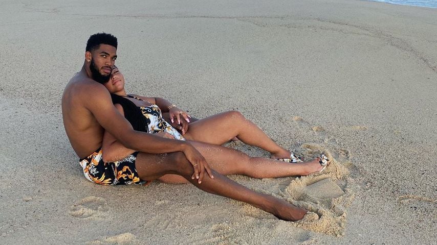 Karl-Anthony Towns und Jordyn Woods