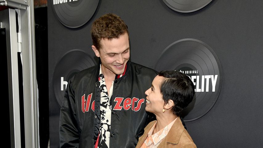 Karl Glusman und Zoë Kravitz bei der "High Fidelity"-Premiere in New York im Februar 2020