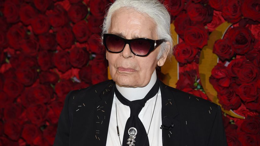 Karl Lagerfeld bei einem Event in NYC im Oktober 2017