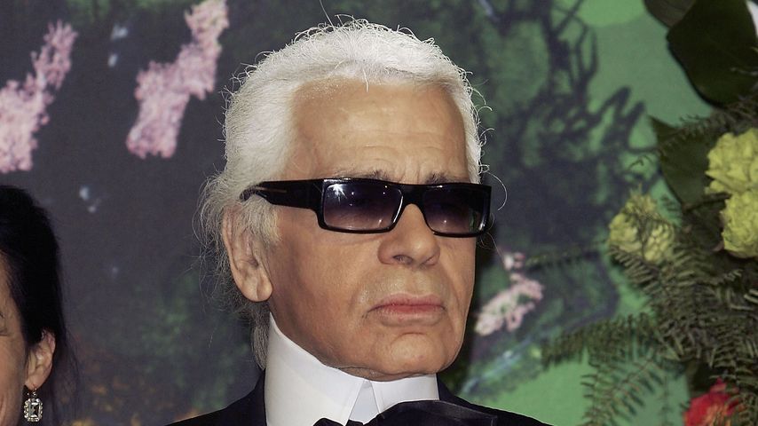 Karl Lagerfeld im März 2005