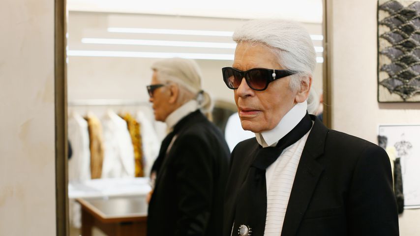 Modedesigner Karl Lagerfeld