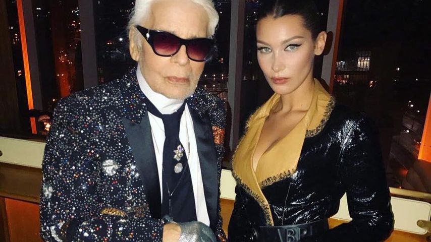 Zum Geburtstag: Bella Hadid erinnert an Karl Lagerfeld (†85)