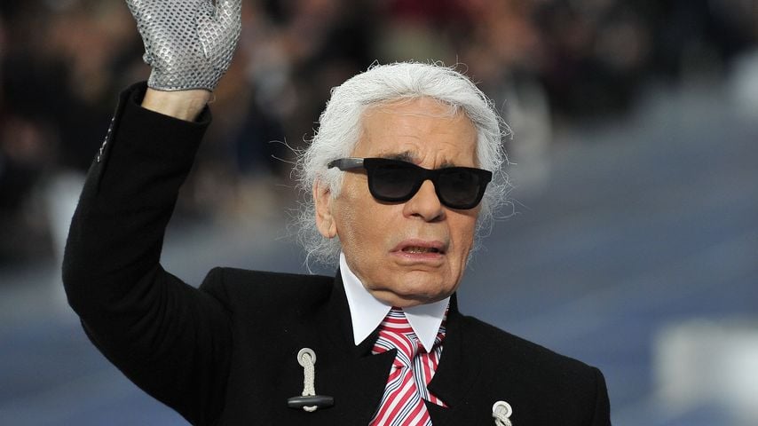 Karl Lagerfeld im Jahr 2012