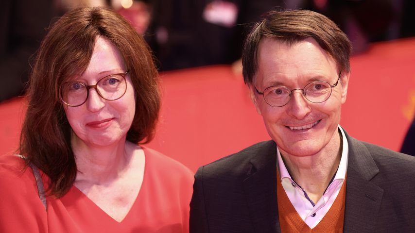 Karl Lauterbach mit seiner Freundin Elisabeth Niejahr, Februar 2024