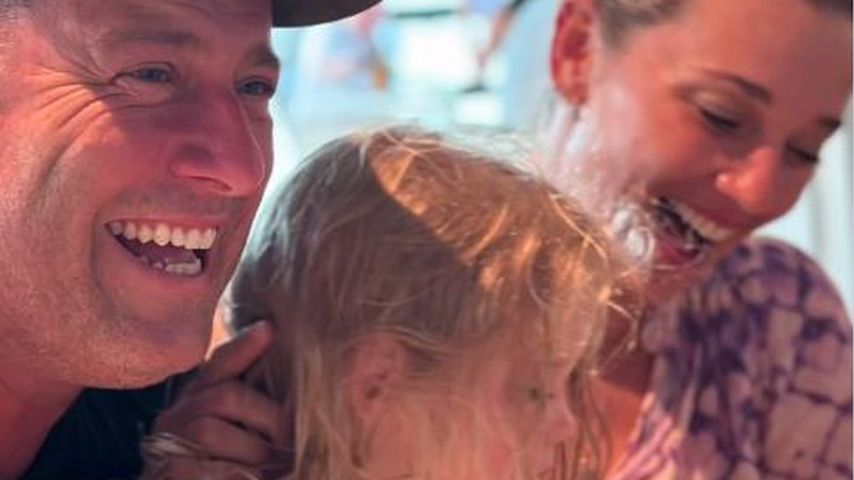 Karl Stefanovic und seine Frau Jasmine mit Tochter Harper