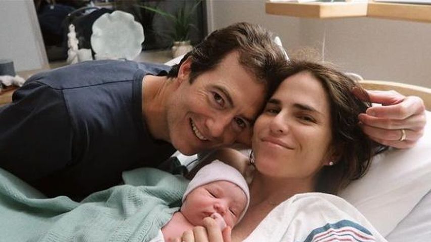 Karla Souza, Marshall Trenkmann und ihre Tochter Giulia, 2024