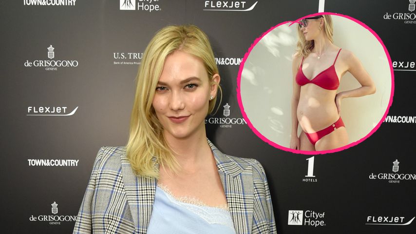 Nicht zu übersehen: Karlie Kloss zeigt stolz ihren Babybauch