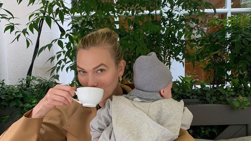 Karlie Kloss und ihr Söhnchen Levi, Juli 2021