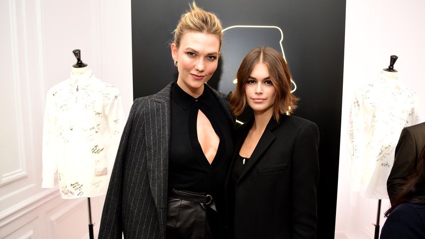 Karlie Kloss und Kaia Gerber bei Karl Lagerfelds Tributfeier