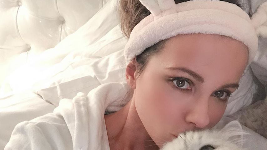 Kate Beckinsale und Kater Clive