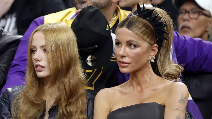 Bei den Los Angeles Clippers gegen Los Angeles Lakers: Kate Beckinsale und Lily Mo Sheen im Intuit Dome, 20. Dezember 2025
