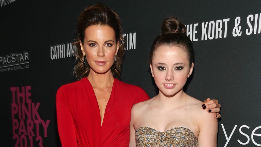 Kate Beckinsale und Lily Mo Sheen 2013 in Santa Monica