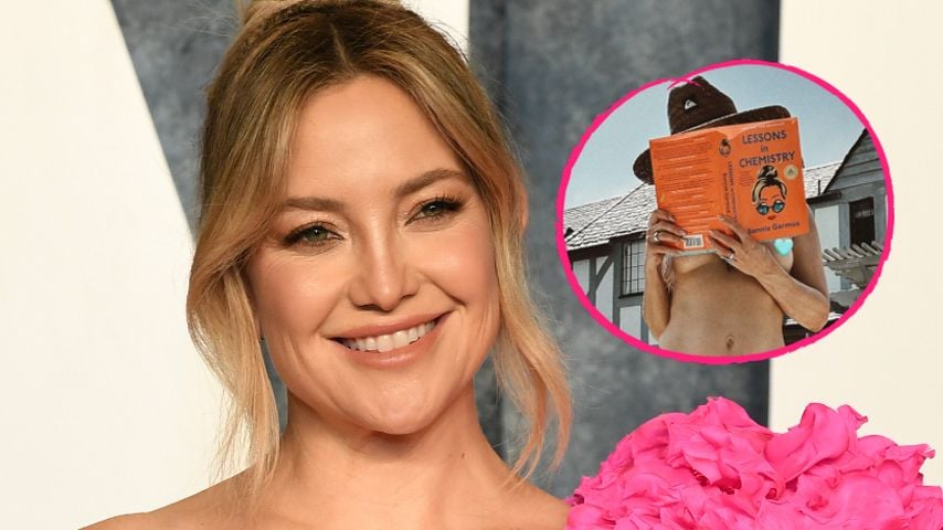 Kate Hudson verbringt ihr Familien-Wochenende ohne Oberteil
