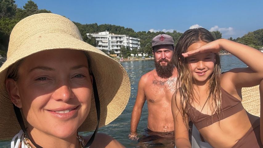 Kate Hudson mit Familie im Urlaub, 2026, Instagram