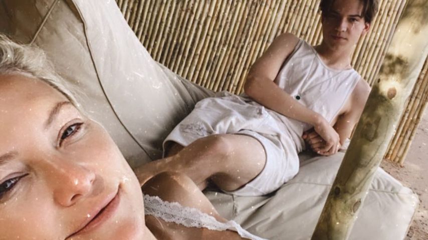 Kate Hudson mit ihrem Sohn Ryder