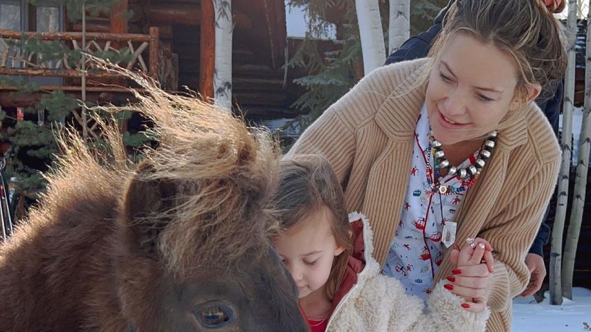 Kate Hudson mit ihrer Tochter Rani im Dezember 2022