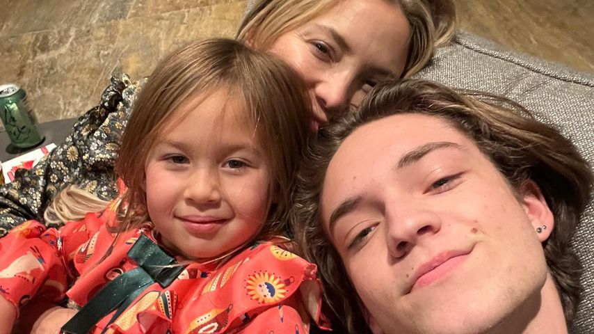 Kate Hudson mit ihrer Tochter Rani und ihrem Sohn Ryder