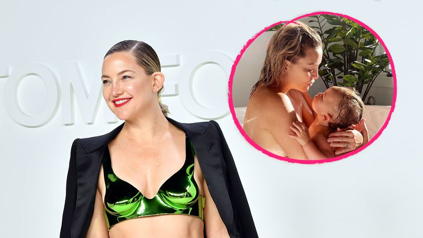 Zuckersüß: Kate Hudson badet mit ihrer Tochter Rani Rose