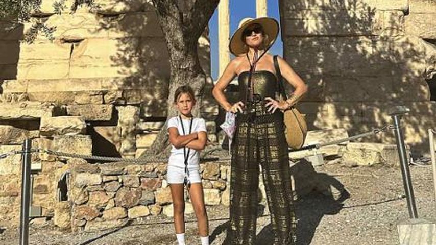 Kate Hudson und Tochter Rani in Athen