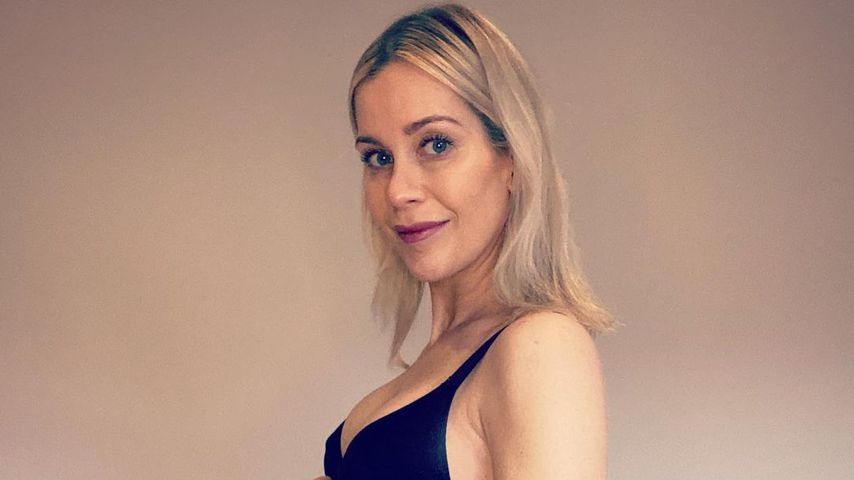 Kate Lawler im achten Monat Schwanger