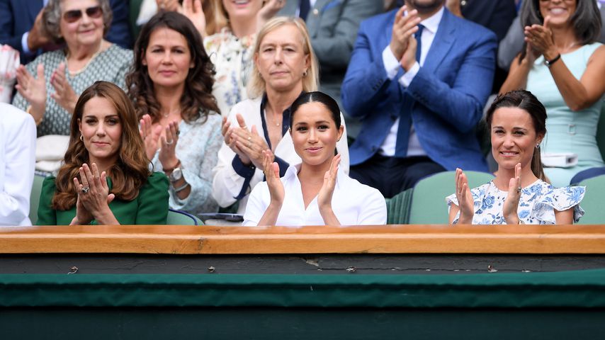 Herzogin Kate, Herzogin Meghan und Pippa Middleton im Juli 2019