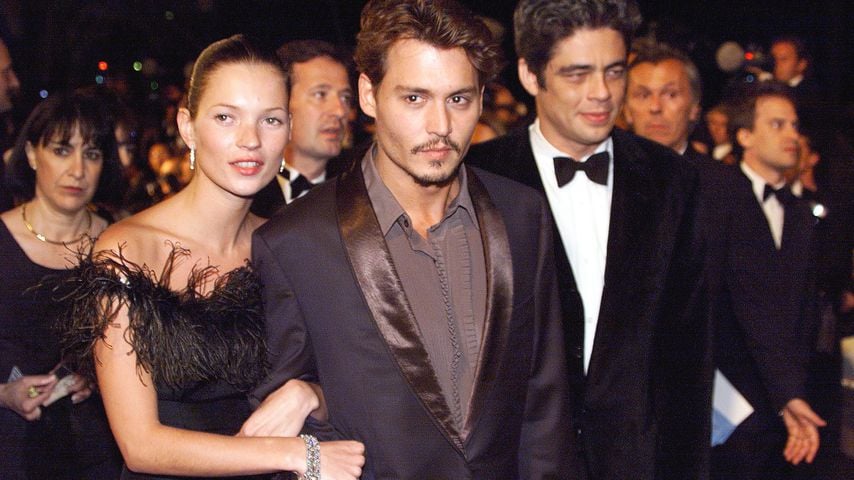 Kate Moss und Johnny Depp, 1998