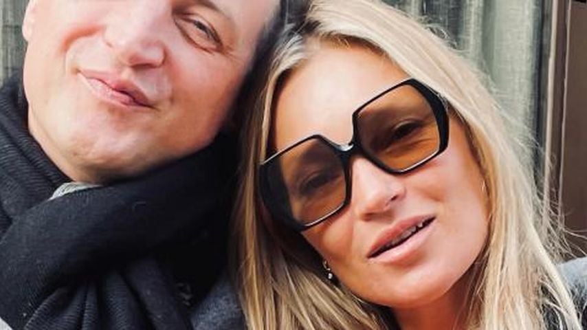 Kate Moss mit ihrem Bruder Nick Moss, Januar 2026