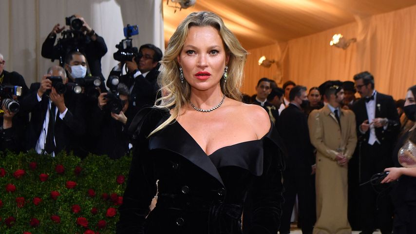 Kate Moss auf einem Red Carpet in New York, 2022