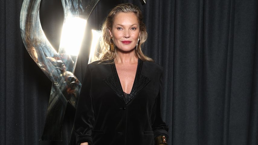Kate Moss bei der Saint Laurent-Show, September 2024
