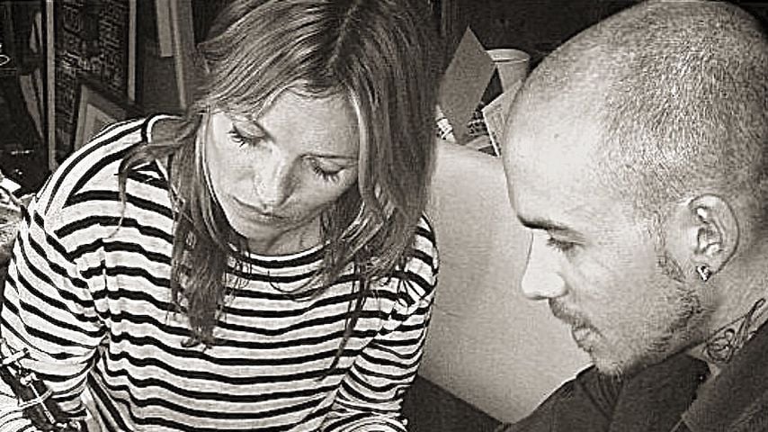 Kate Moss und Daniel Casone in London