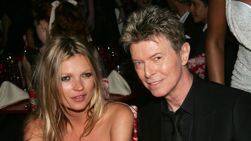 Kate Moss und David Bowie 2005 bei den Cfda Awards in New York City