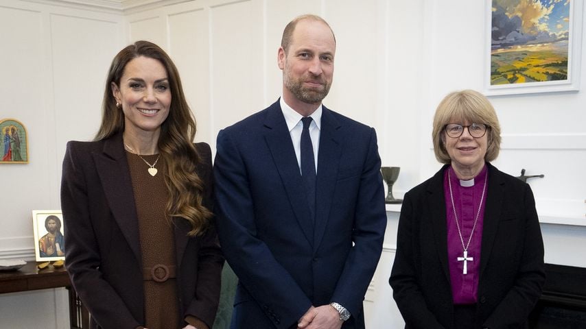 Kate, Prinzessin von Wales, und Prinz William treffen Erzbischöfin Dame Sarah Mullally im Lambeth Palace in London