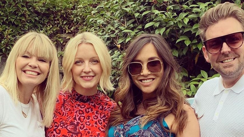Kate Thornton, Lauren Laverne, Myleene Klass und Bradley Taylor im Juli 2019