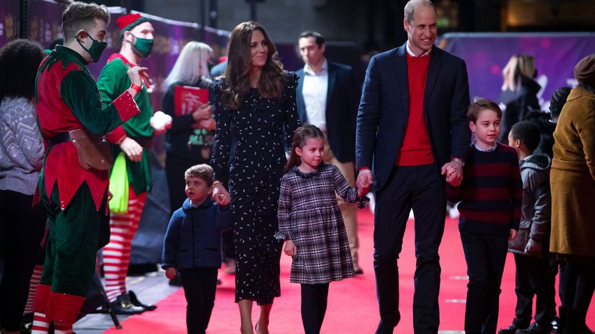 Herzogin Kate und Prinz William mit ihren Kids im Dezember 2020