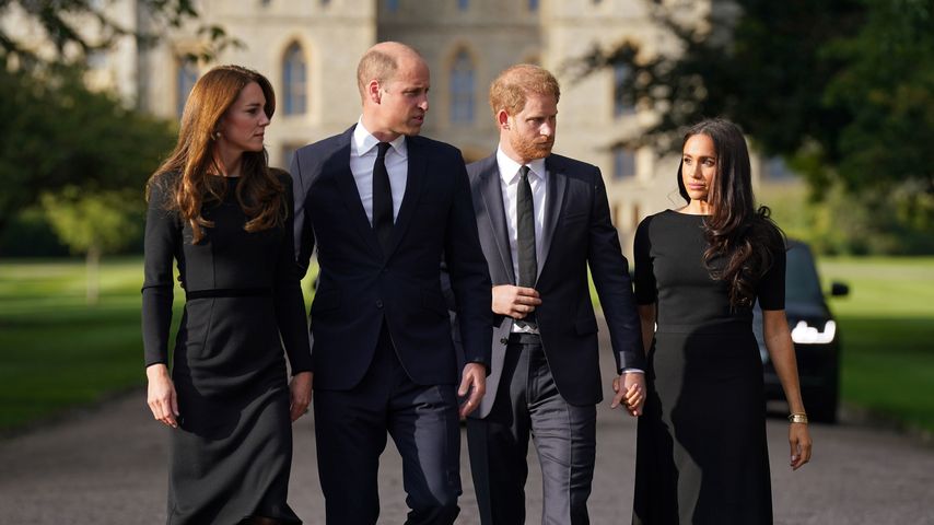 Prinzessin Kate, Prinz William, Prinz Harry und Herzogin Meghan, 2022