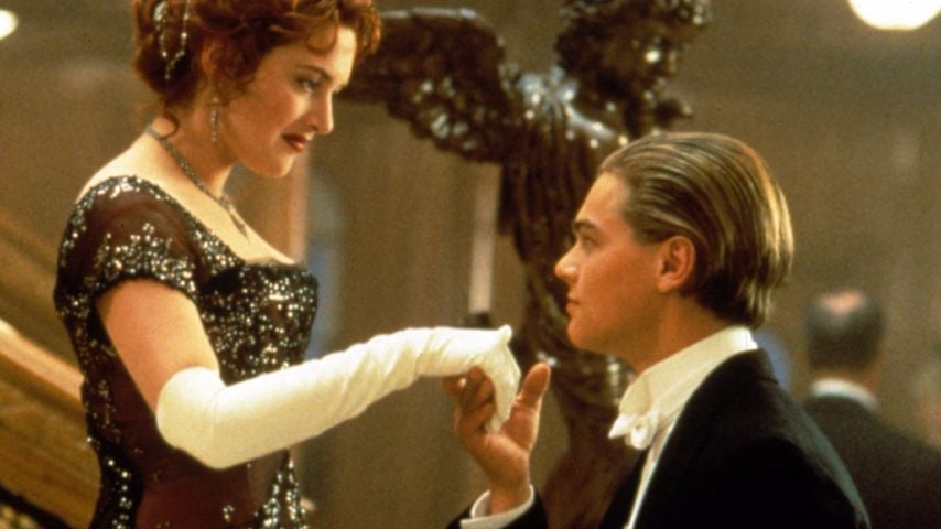 Kate Winslet und Leonardo DiCaprio in der "Titanic"-Treppenszene