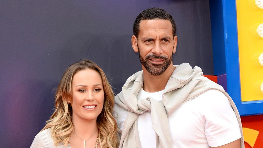 Kate Wright und Rio Ferdinand bei der Europapremiere von "Toy Story 4"